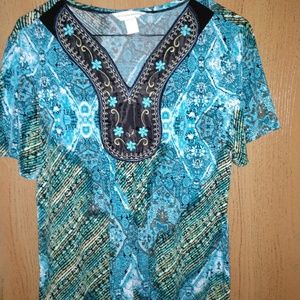 Christopher & Banks pullover blouse